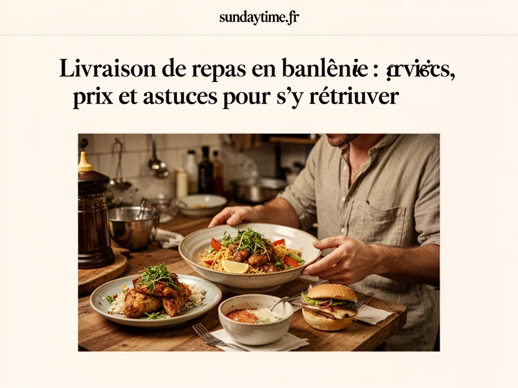 Livraison de repas en banlieue : avis, prix et astuces pour s'y retrouver